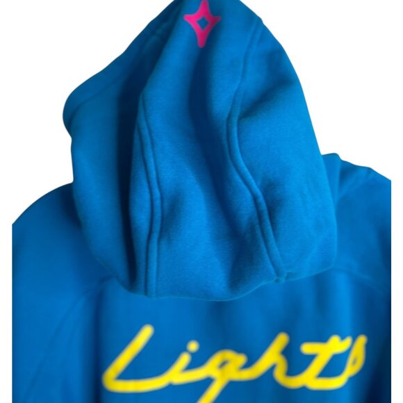 Las Vegas Lights FC Soccer Team BLK Unisex Blue Hoodie Size Large - Picture 4 of 8